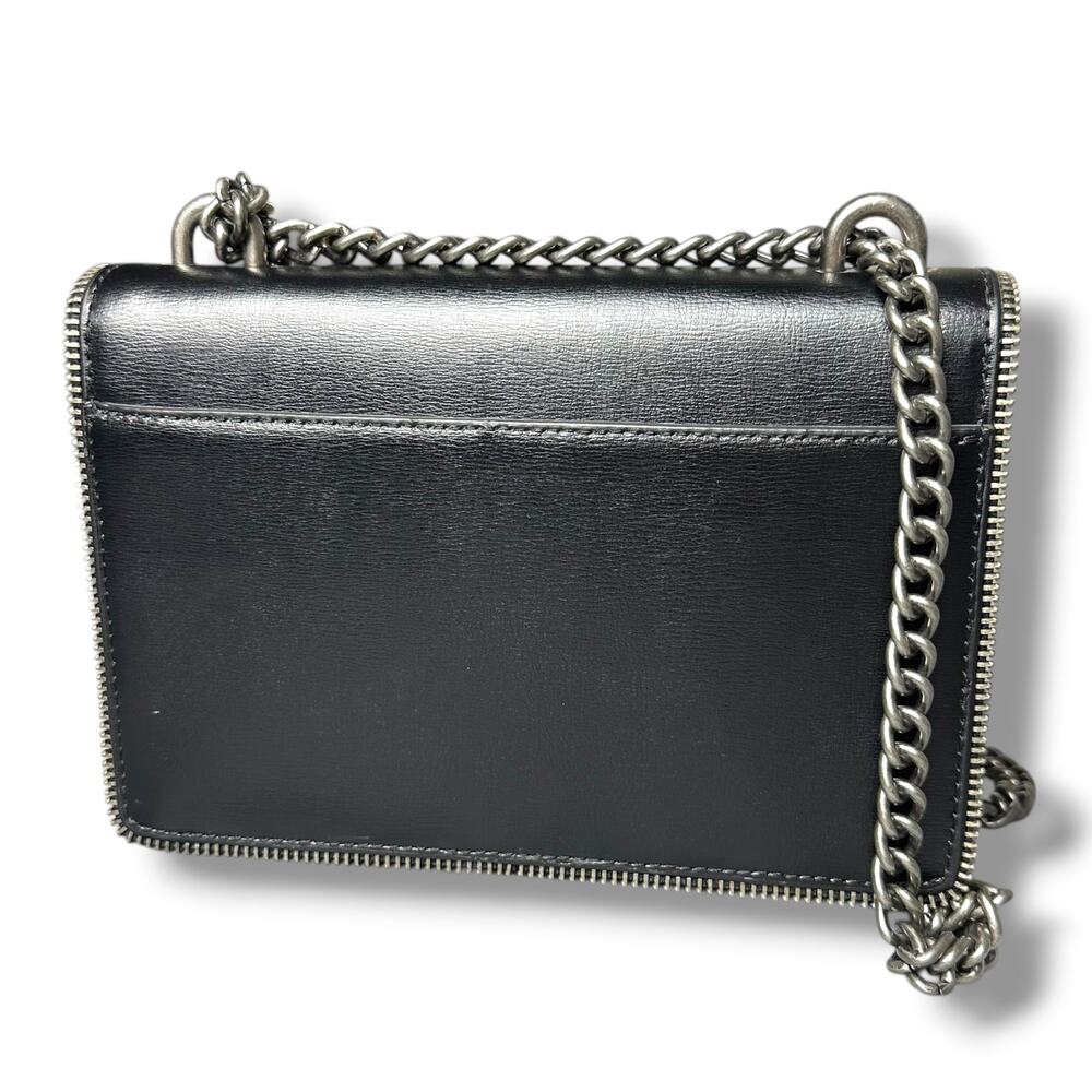Kurt Geiger Mini Shoreditch Crossbody Body Bag Black Leopard Pony Hair - Picture 11 of 13
